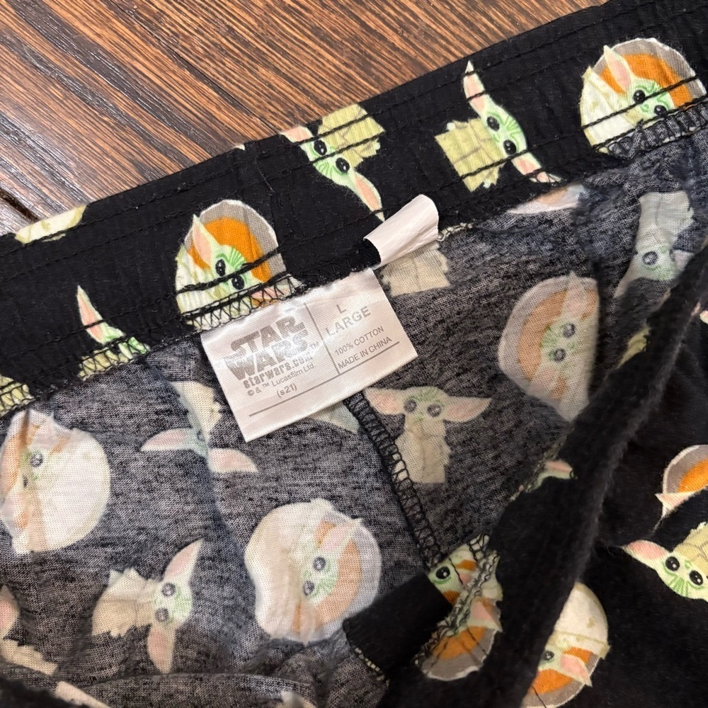 Star Wars: The Mandalorian Grogu The Child Baby Yoda Pajama Pants - Picture 4 of 4